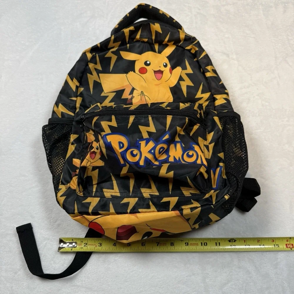 Pokémon Pikachu Backpack  Pikachu Patterned‎ School Bag For Kids 16x12
